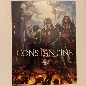 2014 Constantine TV Show Cardboard Poster. Comic Books.